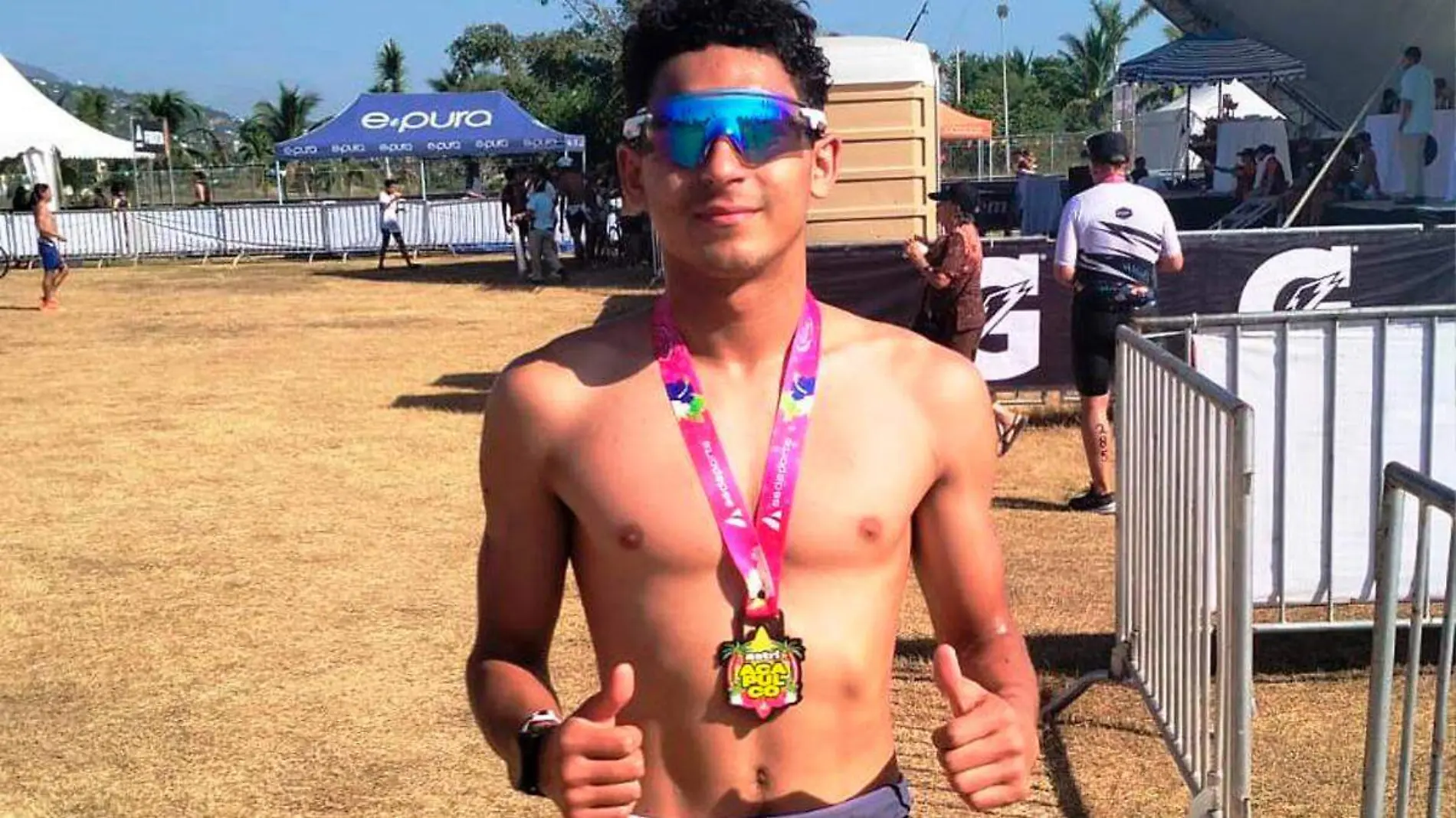 Triatleta Alain Alvarado